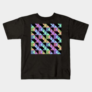 ’Zangles’ - Mountain Landscape on a Black base Kids T-Shirt